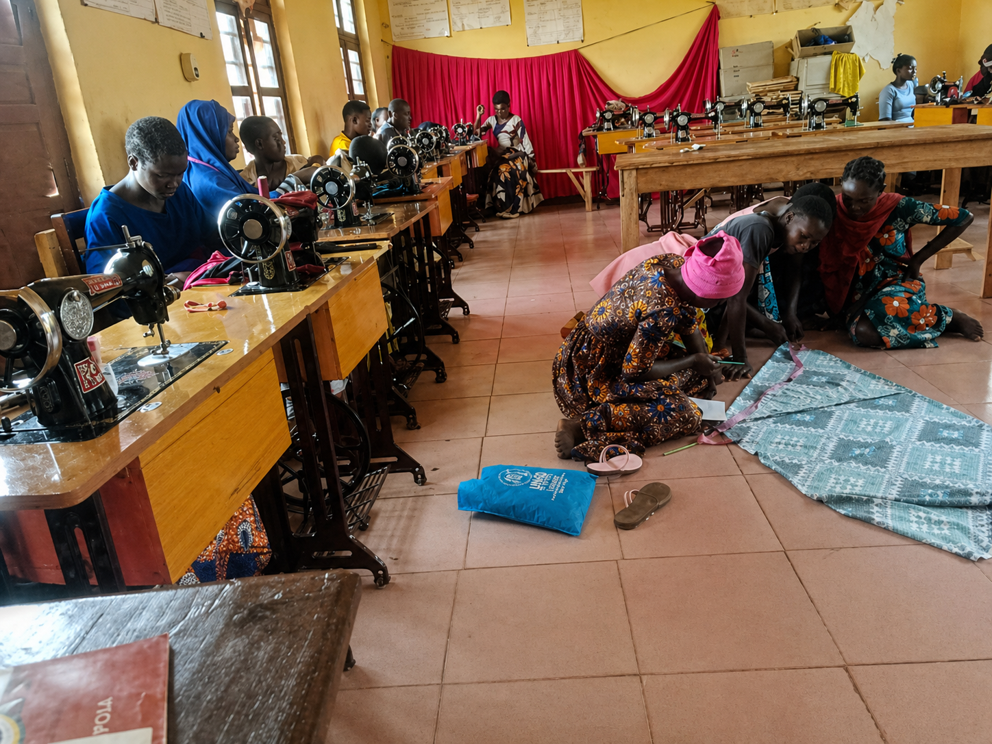 Women in tailoring training, Kibra community