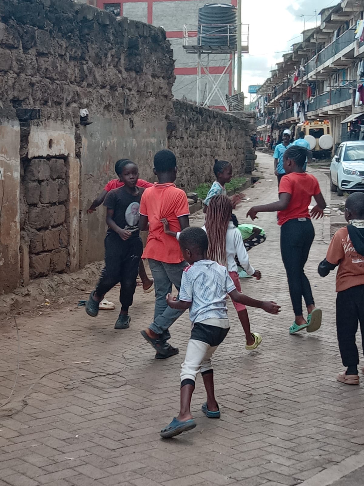 Indoor outreach activity with community members